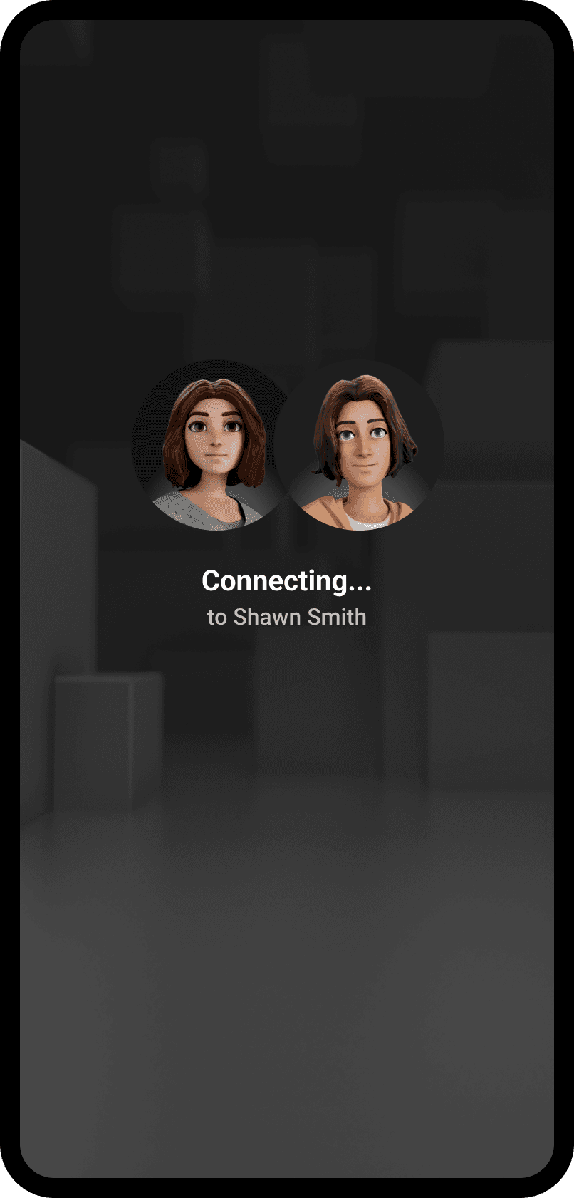 Connecting screen