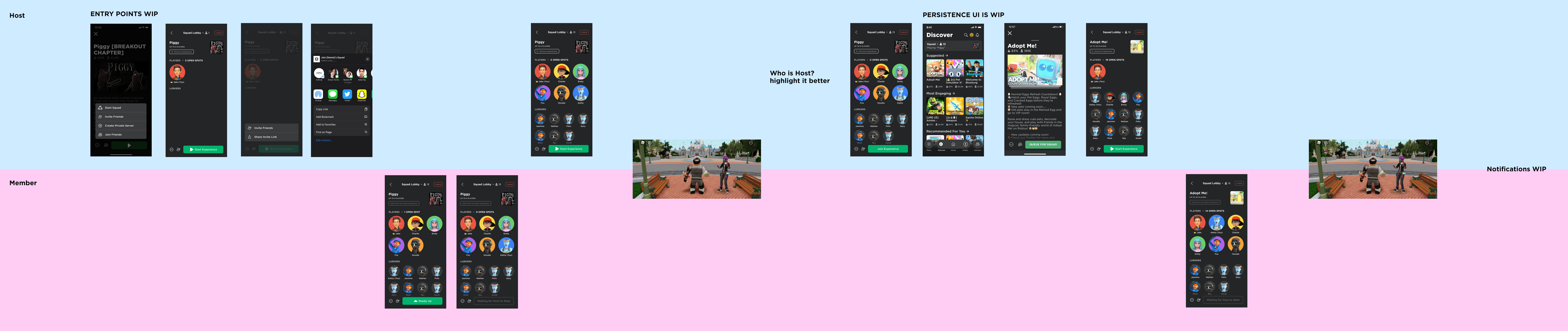 Squad and grouped call exploration
